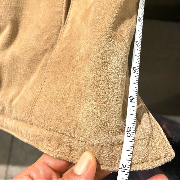 St John’s Bay Leather Winter Coat with hood Sherpa Lining - Picture 12 of 15